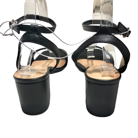 NWT A New Day Adr00 Sonora Slip On Heels Sandals Black Sz 8W - Picture 5 of 11
